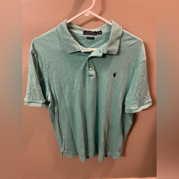 Men's Seafoam Green Stripe Polo main image 1